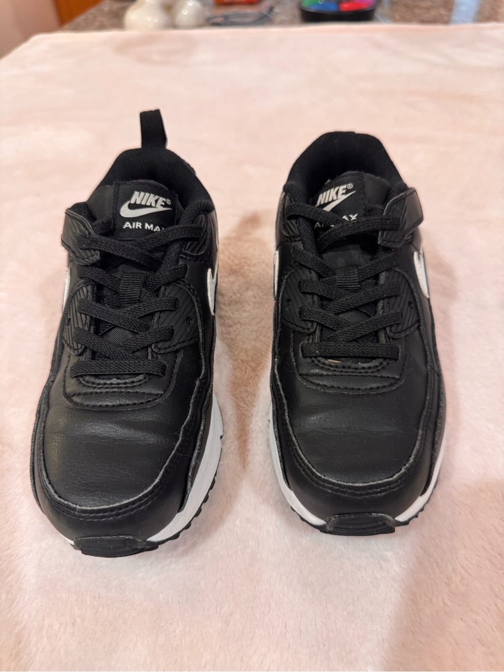 Nike Kids Black and White Air Max Style Sneaker - Picture 2 of 6